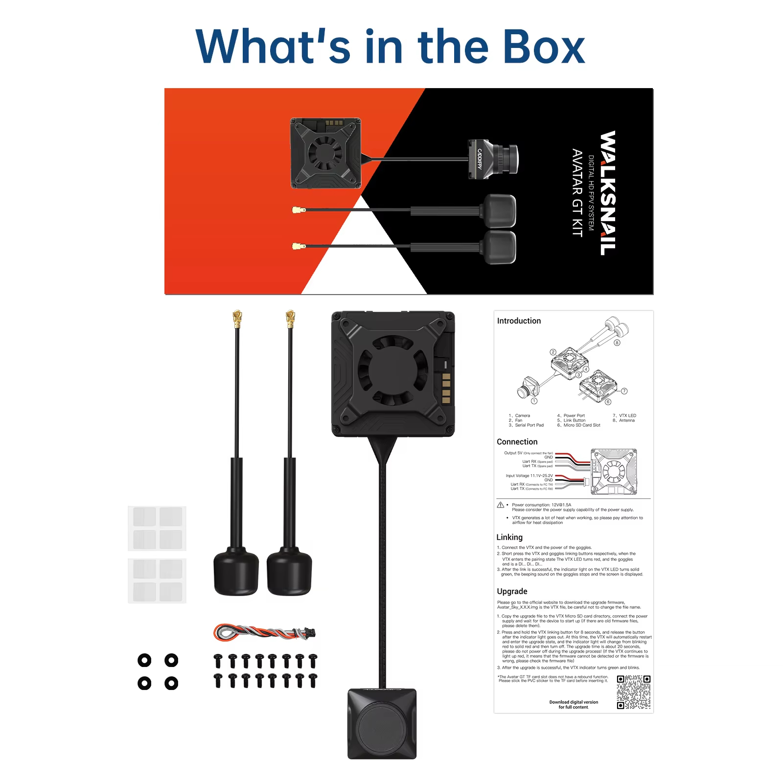 Fpv Drone Vtx - Caddx Walksnail Avatar GT Kit |