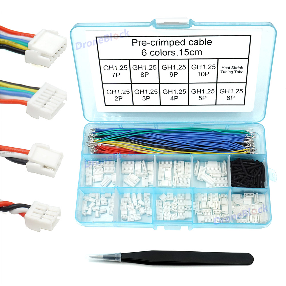 Fpv Drone Tool Kit - JST GH Connectors and Pre-Crimped Silicone