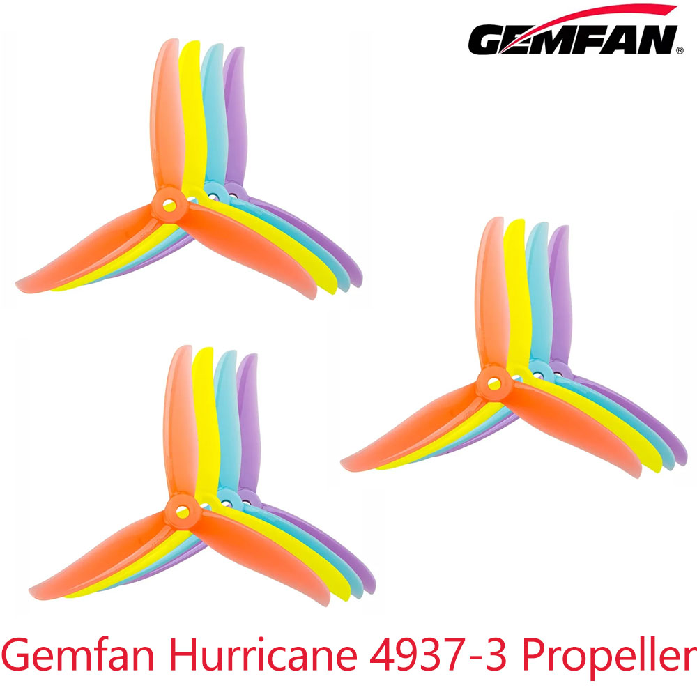 4Pairs 8PCS Hurricane 4937-3 T - Fpv Drone Propeller 评论和价格